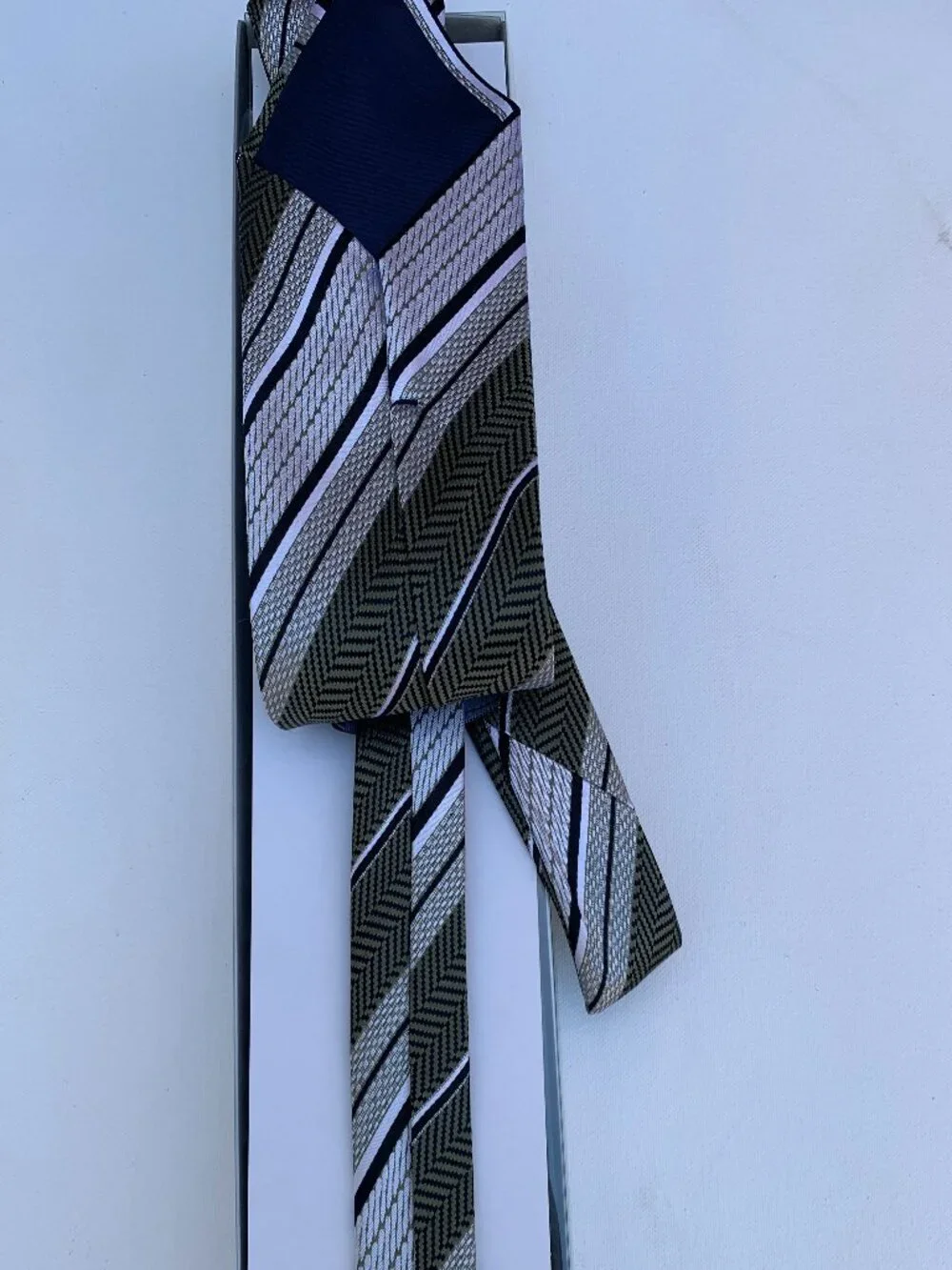 VITO RUFOLO 100% Silk Tie for Men Made in Italy 57